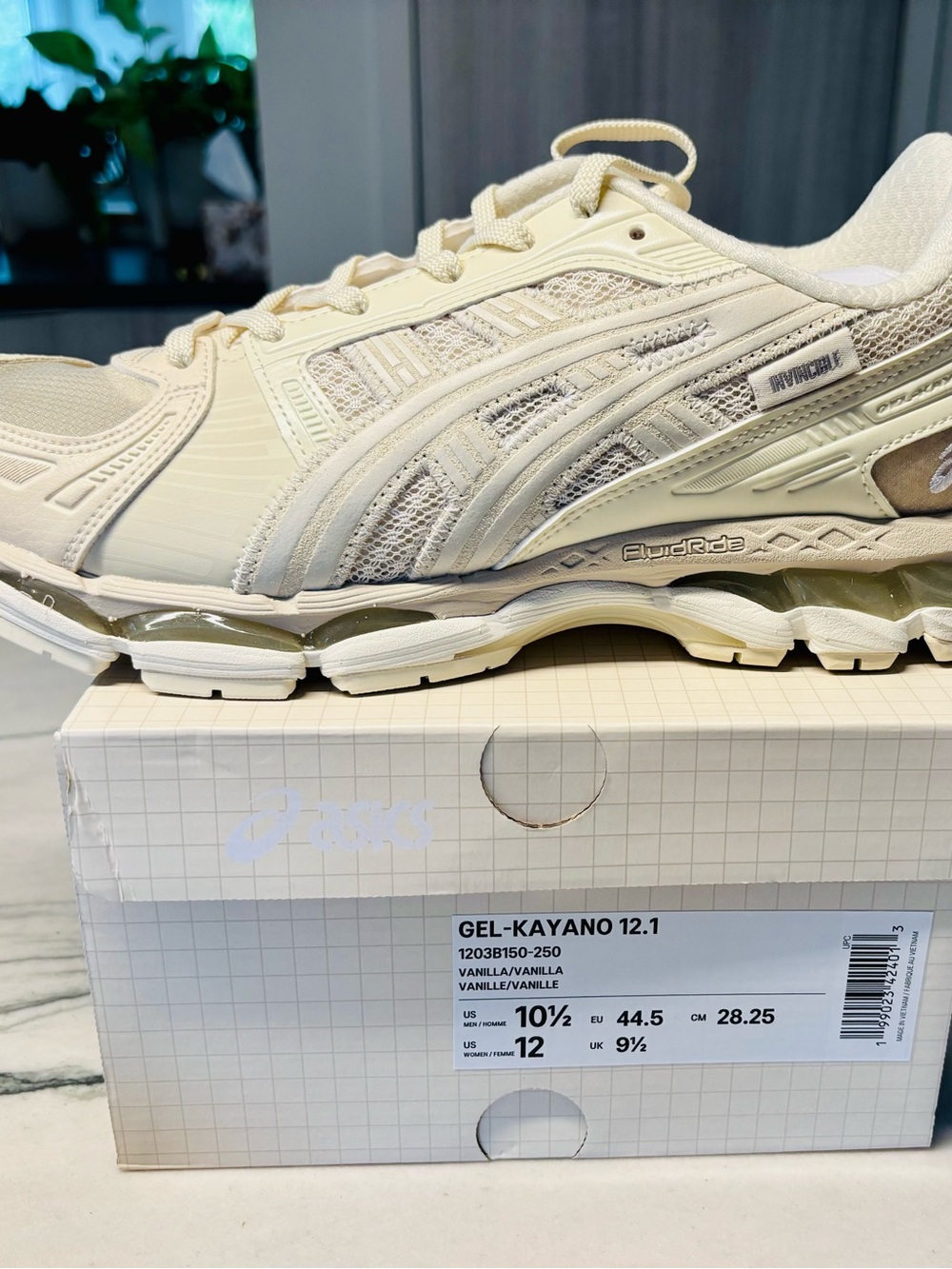 ASICS Men’s Gel-Kayano 12.1 in Vanilla Cream